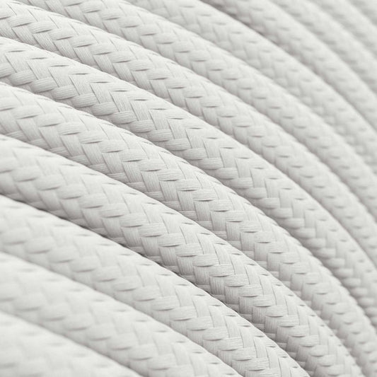 UV resistant white textile cable