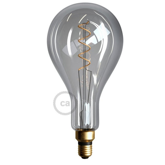 LED A165 E27 smoky pear 5W 2000K dimmable bulb