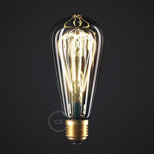 LED ST64 E27 smoky edison 5W 2000K dimmable bulb