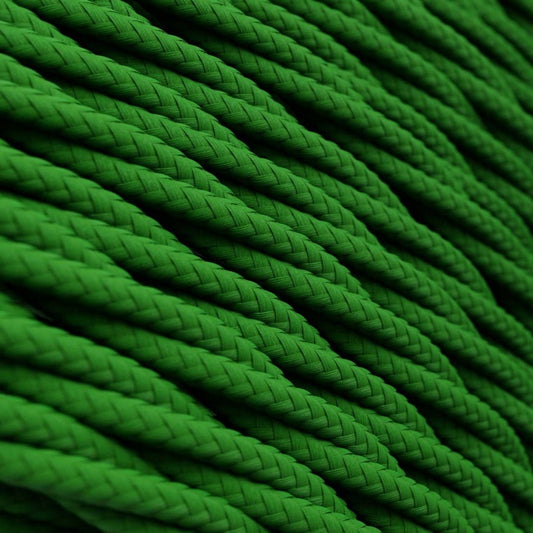 Twisted green viscose cable