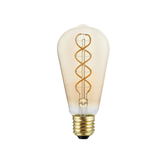 LED 5V ST64 E27 Golden Filament 1,3W 2500K Dimmable Bulb