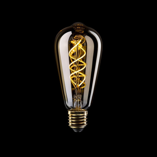 LED 5V ST64 E27 Golden Filament 1,3W 2500K Dimmable Bulb