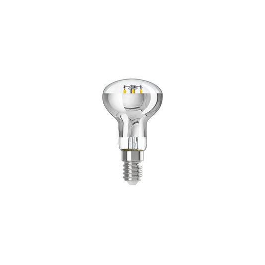 LED R50 E14 Silver Mirror 4W 2700K Dimmable Bulb