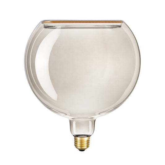 LED G200 E27 smoky globe 6W 1900K dimmable bulb