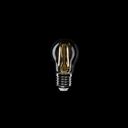 LED G45 E27 Clear Filament 2W 2700K Bulb