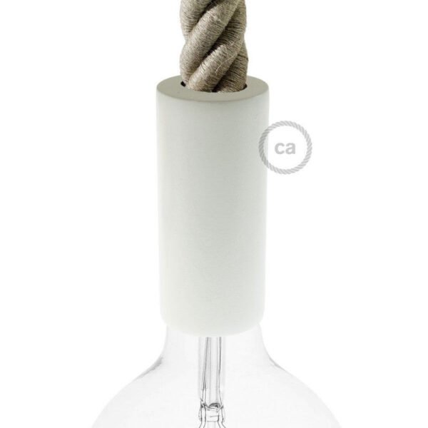 E27 wooden lamp holder for 3XL cord