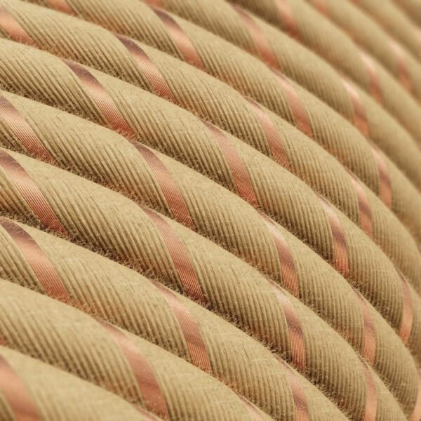 Sand jute cable with copper thread