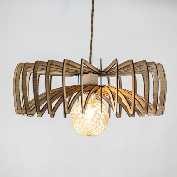 Wooden pendant lamp ,,Sebos TW"
