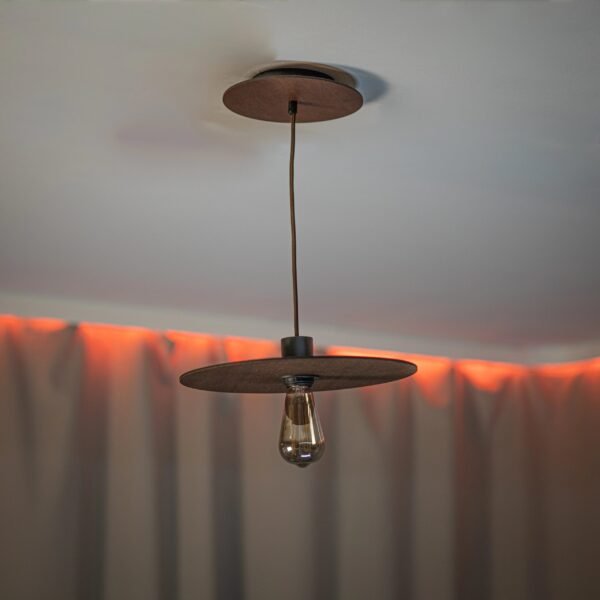 Wooden pendant lamp ,,Lepsi"