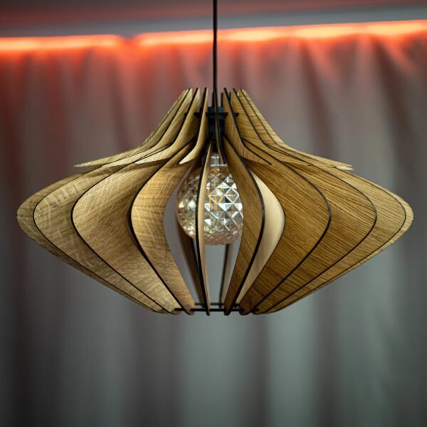 Wooden pendant lamp ,,Bongo"