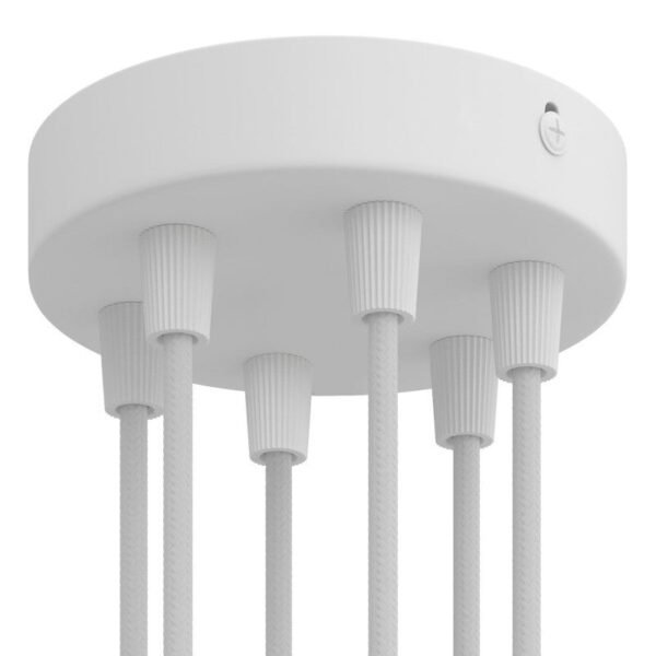 Metal 6 cable pendant mounting base