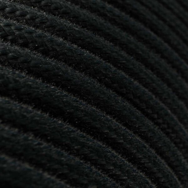 Black cotton cable