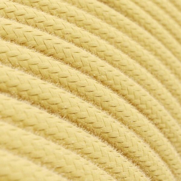 Pale yellow cotton cable