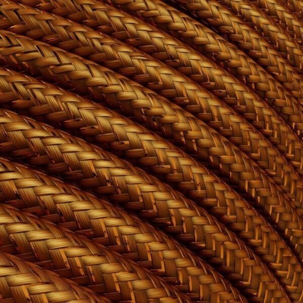 Glittering Copper viscose cable