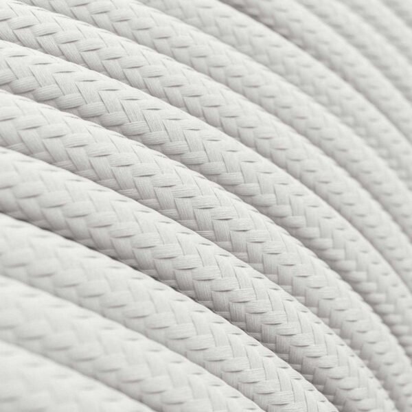 UV resistant white textile cable
