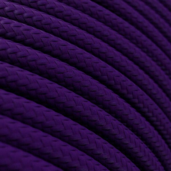Dark violet viscose cable