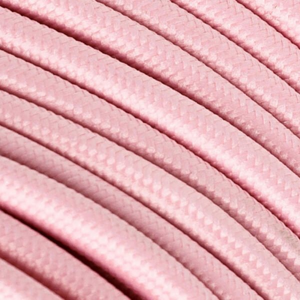 Baby pink viscose cable