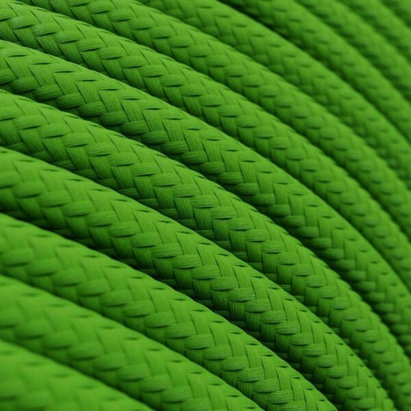 Green lime viscose cable