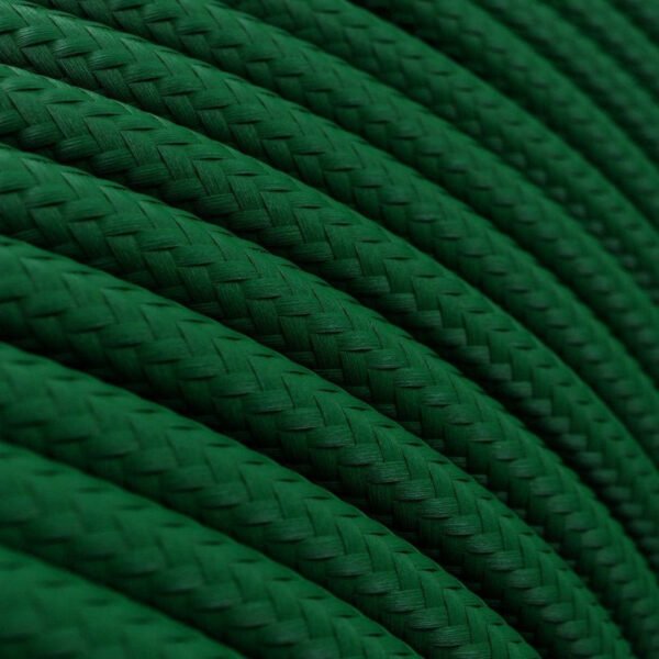 Dark green viscose cable