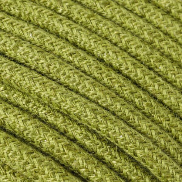 Hay green jute cable