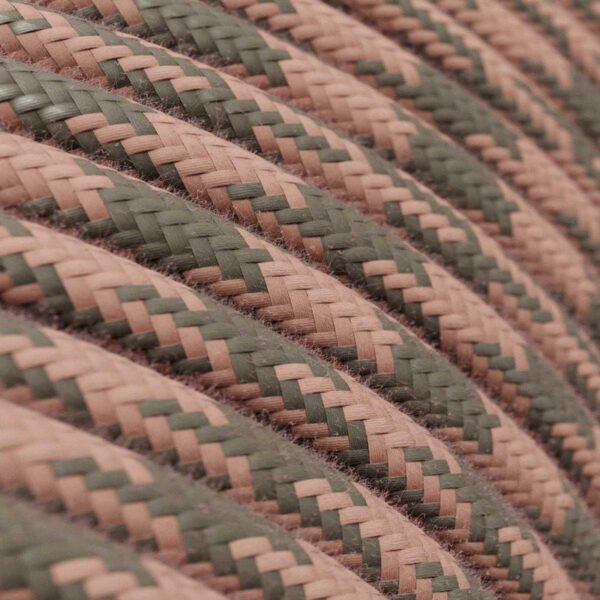 Pink and Gray cotton cable