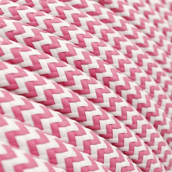 Angular pink viscose cable