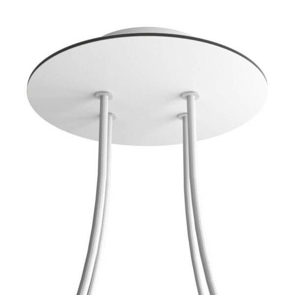 Round 4 cable pendant mounting base