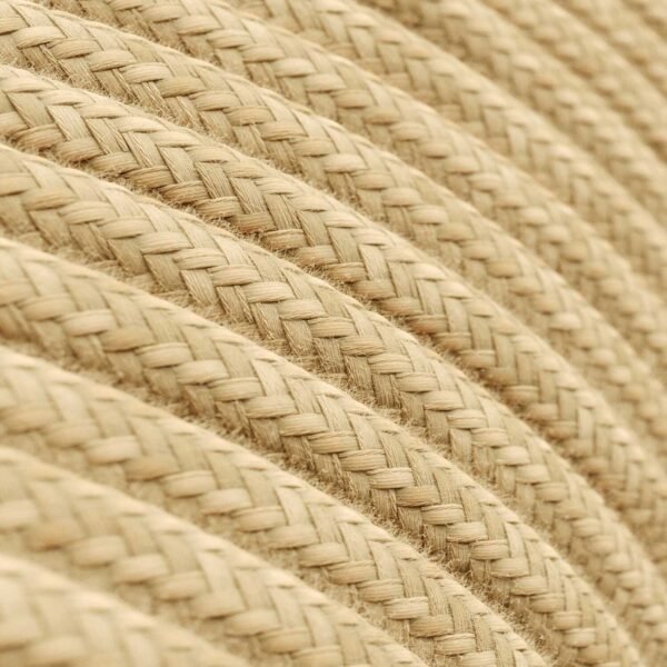 UV resistant jute textile cable