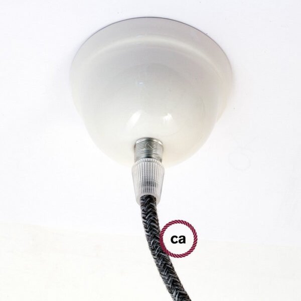 Small ceramic pendant mounting base