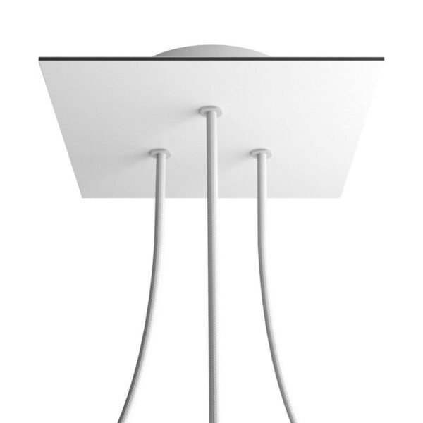 Square 3 cable pendant mounting base