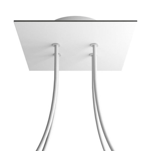 Square 4 cable pendant mounting base