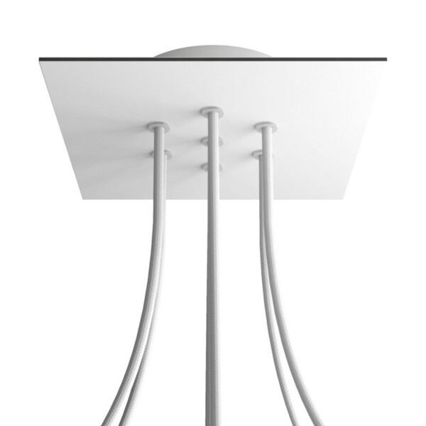 Square 7 cable pendant mounting base