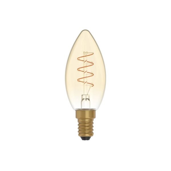 LED C35 E14 Golden Filament 2,5W 1800K Dimmable Bulb