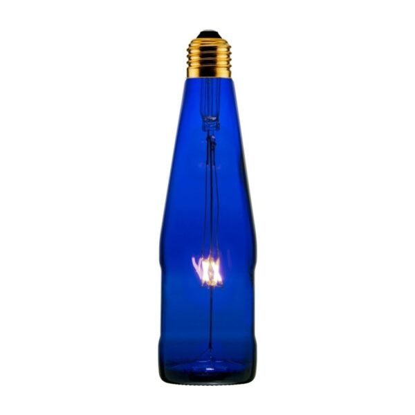 LED E27 Blue Clear Filament Bottle 3,5W 3600K Dimmable Bulb