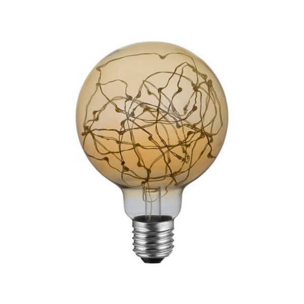 LED G95 E27 Golden Filament 2W 2000K Bulb