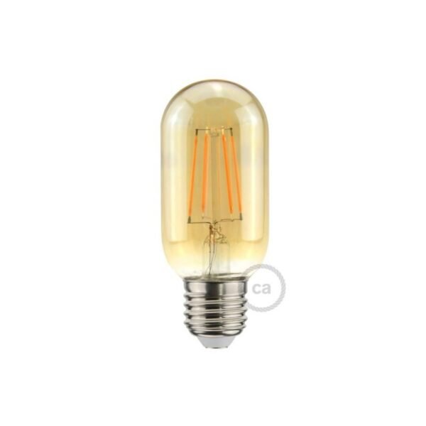 LED T45 E27 Golden Filament 5W 2000K Dimmable Bulb
