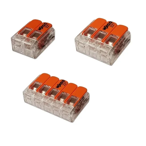 Wago universal connectors 2-5 slots