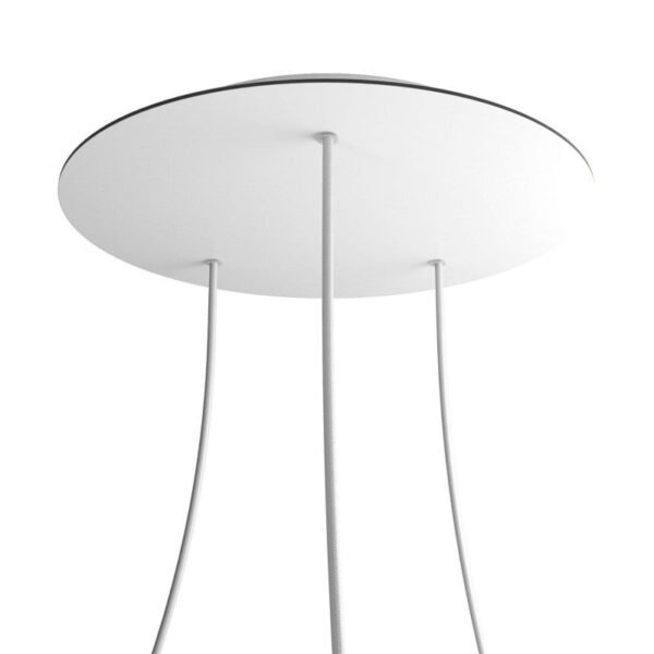 Round XL 3 cable pendant mounting base