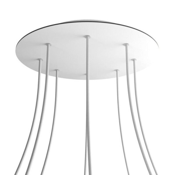 Round XL 8 cable pendant mounting base