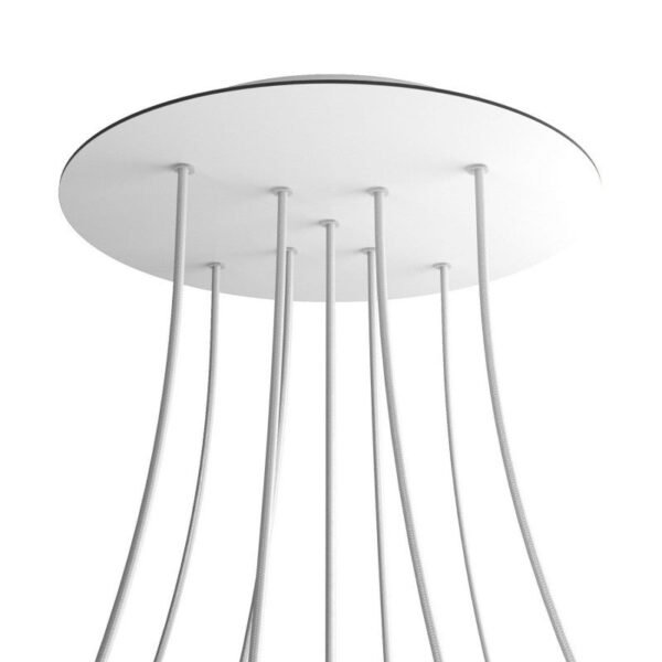 Round XL 9 cable pendant mounting base