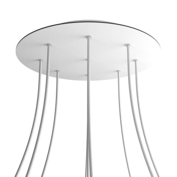 Round XL 9 in circle cable pendant mounting base