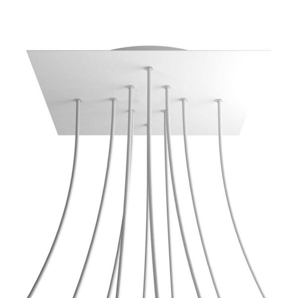 Square XL 10 cable pendant mounting base