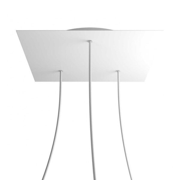 Square XL 3 cable pendant mounting base