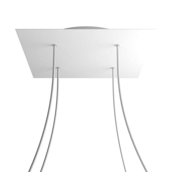Square XL 4 cable pendant mounting base