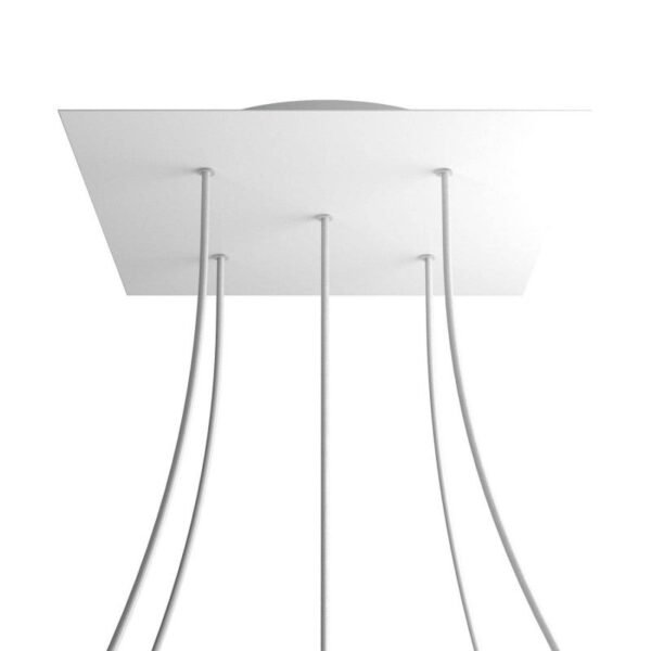 Square XL 5 cable pendant mounting base