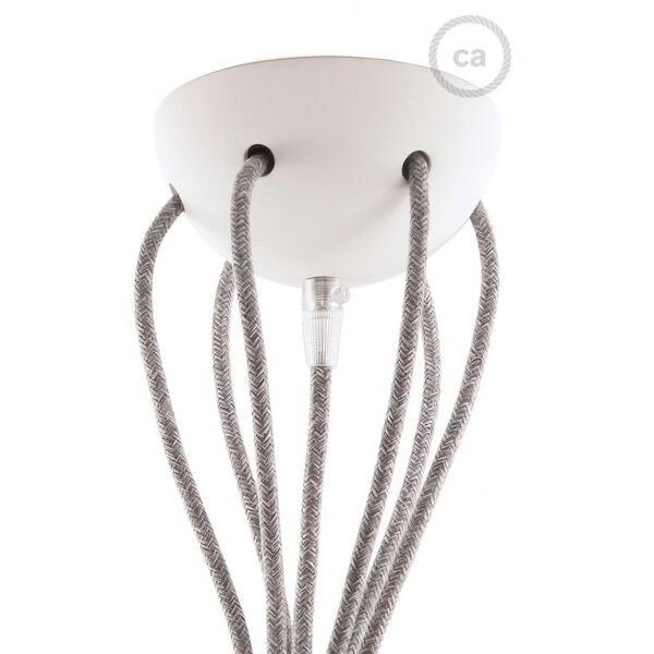 Ceramic 7 cable pendant mounting base