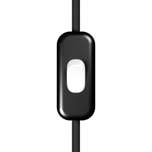Black single pole switch
