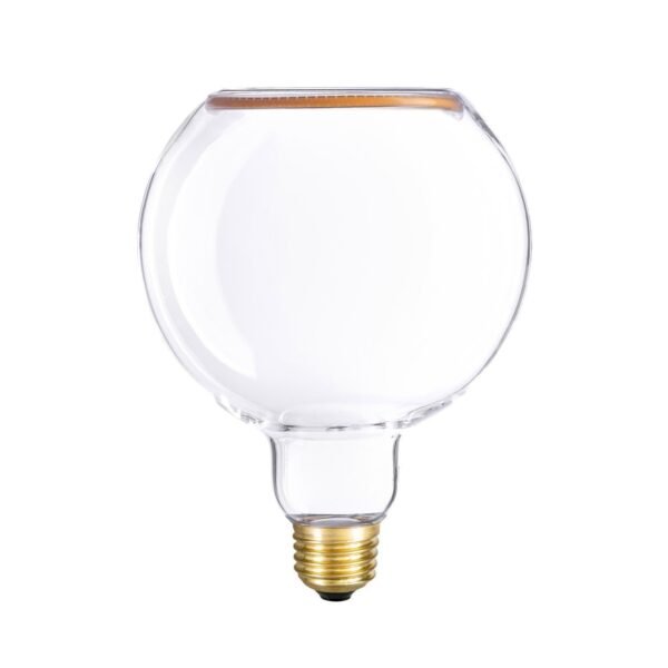 LED G125 E27 clear globe 4,5W 2200K dimmable bulb