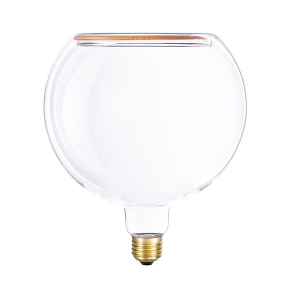 LED G200 E27 clear globe 5W 2200K dimmable bulb
