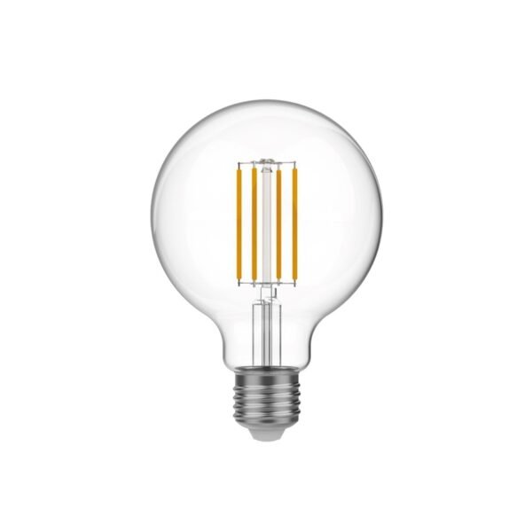 LED G95 E27 Clear Filament 7W 3500K Dimmable Bulb